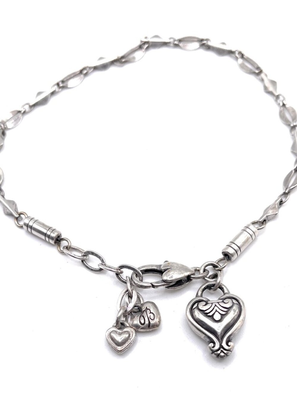 Brighton Deco Heart Charm Anklet Bracelet - 1132